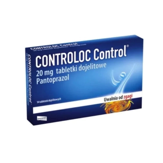 CONTROLOC CONTROL Контролок контрол таблетки при киселини и рефлукс при възрастни 20мг х14