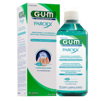 compare product Вода за уста paroex 0,06% 500мл GUM