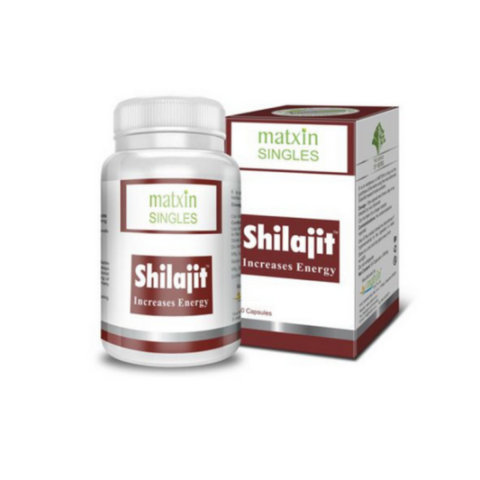MATXIN SINGLES Мумио Шилажит 250 мг 60 веге капсули Matxin Labs