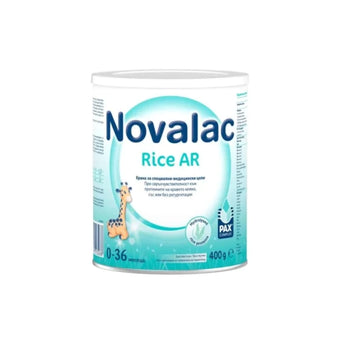 compare product Novalac Rice AR Формула с хидролизиран оризов протеин за кърмачета и малки деца 400г