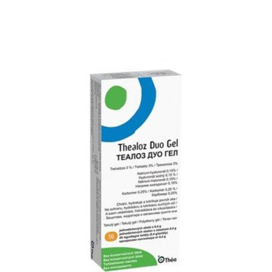 THEALOZ DUO Теалоз Дуо гел  за овлажняване на сухи очи 0,4г х30