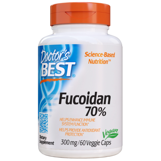DOCTOR'S BEST Фукоидан 70% х 60 Капсули Doctors Best