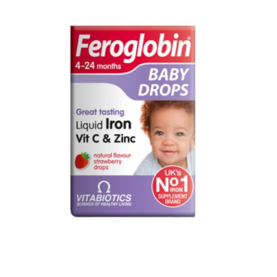 FEROGLOBIN Фероглобин B12 капки за нормален процес на кръвообразуване х30 Vitabiotics
