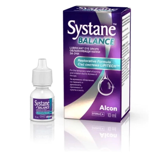 Systane Balance овлажняващи капки за очи 10мл Alcon - Снимка 2 от 2