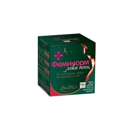 FEMINORM Феминорм Лека нощ х30 капсули Borolа