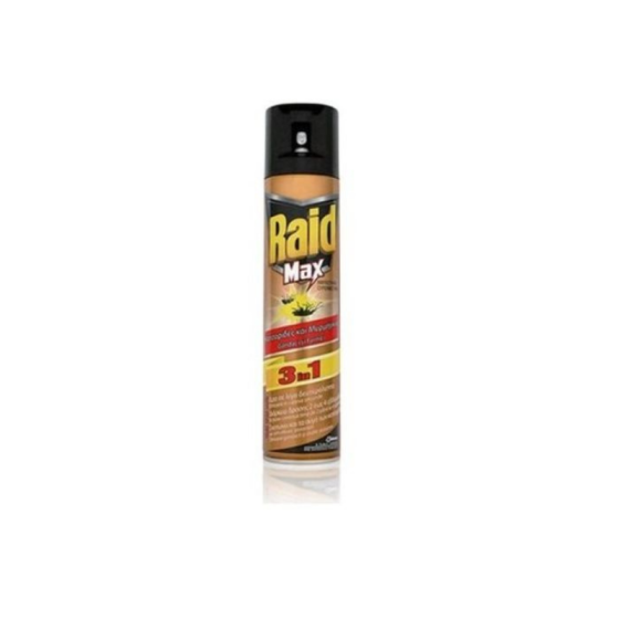 Raid Max, Аерозол 3 в 1 срещу пълзящи насекоми /кафяв/ 400 мл.