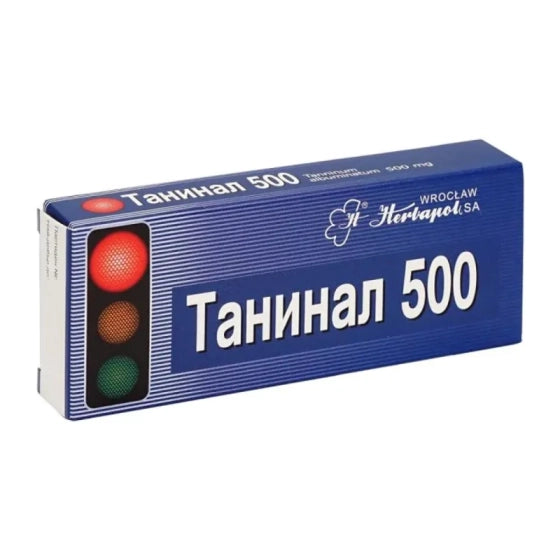 TANINAL Танинал при диария 500 мг х20 таблетки Herbapol