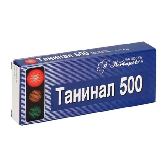 TANINAL Танинал при диария 500 мг х20 таблетки Herbapol
