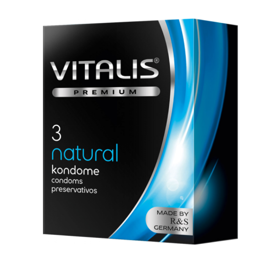 VITALIS Презервативи vitalis тъмносин натурал