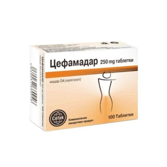 CEFAK Цефамадар таблетки при наднормено тегло х100 Cefak