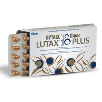 compare product Лутакс 10 плюс капсули за добро зрение х30