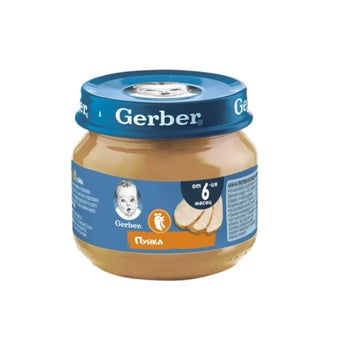 compare product Gerber Храна за бебета Пюре с пуйкa от 6-ия месец, 80g, бурканче