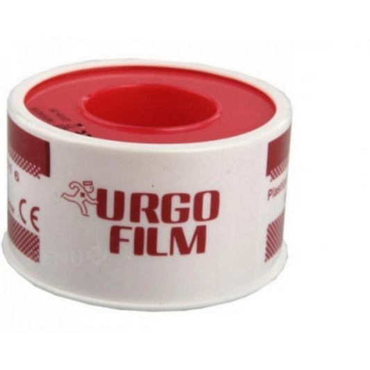 URGO Ургофилм лейкопласт 5М/2,5СМ червен
