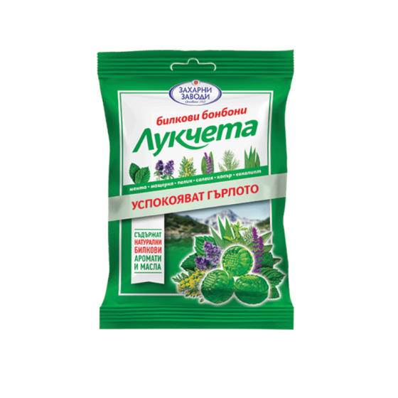 LUKCHETA Бонбони Лукчета 75г Билкови