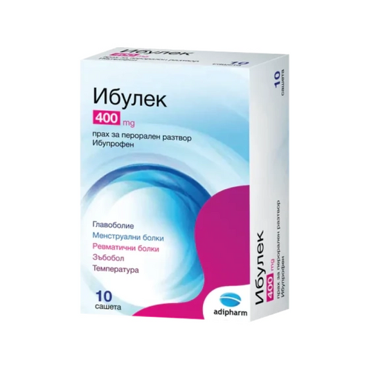 ADIPHARM Ибулек при простуда 400 мг x10 сашета Adipharm