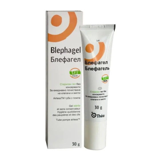 BLEPHAGEL Блефагел гел за почистване на клепачи и мигли 30гр