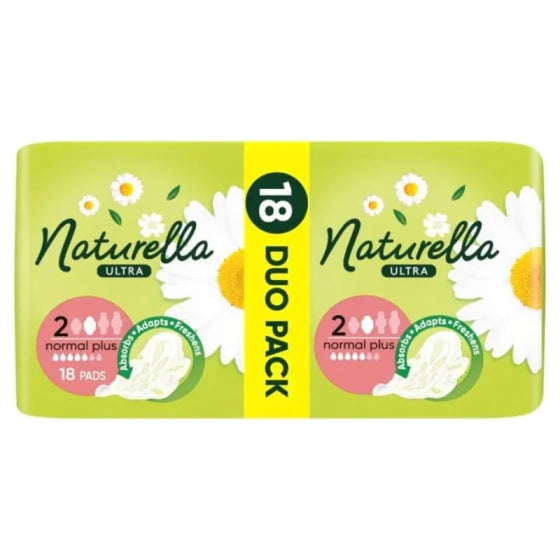 NATURELLA Дамски превръзки Naturella Ultra Normal с лайка 18 бр