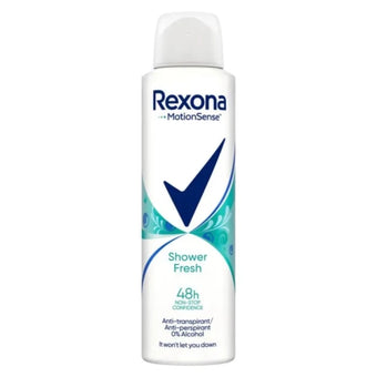 compare product Rexona deo shower clean дезодорант спрей 150мл