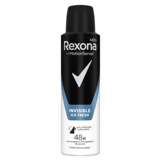 Rexona deo men invisible Ice fresh дезодорант 150мл