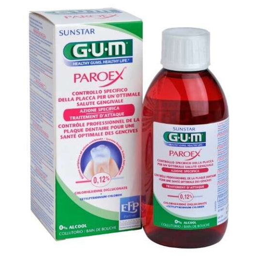 PAROEX Gum Paroex 0,12% вода за уста при гингивит, периодонтит 300мл