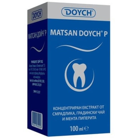 MATSAN-DOYCH Матсан дойч Р 100мл вода за уста ори гингивити, стоматити, парадонтити (синя-зъби)