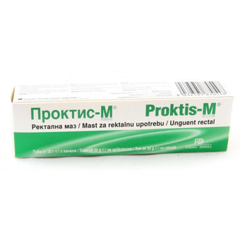 compare product Проктис М ректална маз при външни и вътрешни хемороиди,анални рагади 30г