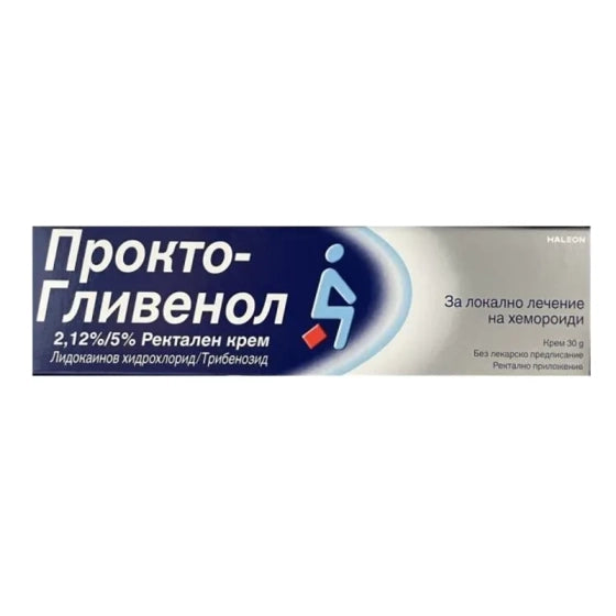 PROCTO GLYVENOL Прокто-гливенол крем за локално лечение на хемороиди 30г