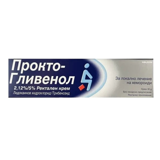PROCTO GLYVENOL Прокто-гливенол крем за локално лечение на хемороиди 30г
