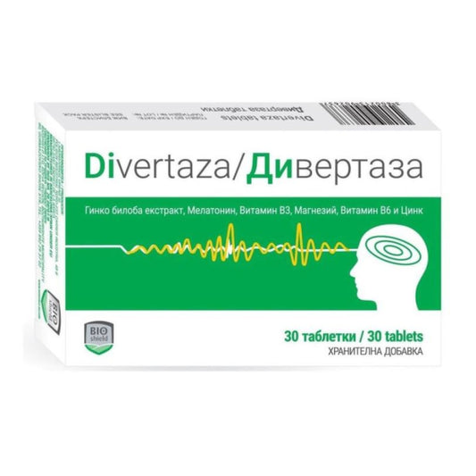 DIVERTAZA Дивертаза таблетки кръвооросяване х30