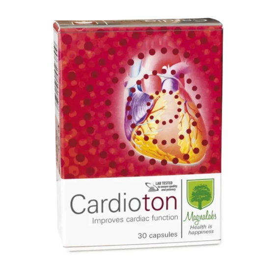 CARDIOTON (MGS) Кардиотон капсули за здраво сърце и нормален холестерол х30 Magnalabs