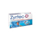 ZYRTEC Зиртек-D таблетки при алергичен ринит  5мг/120мг х6