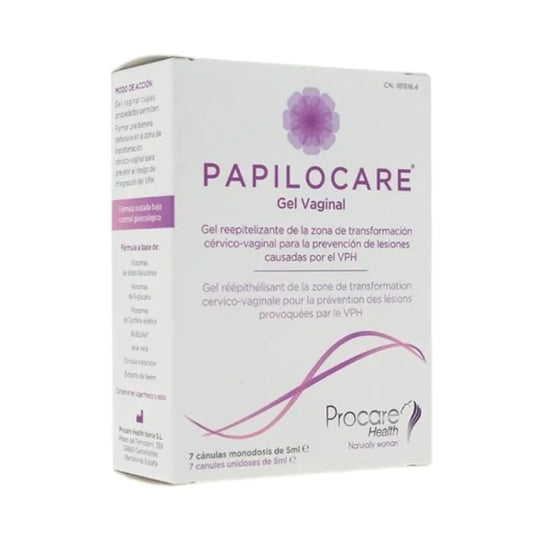 PAPILOCARE Папилокеър вагиналин гел 5мл х 7