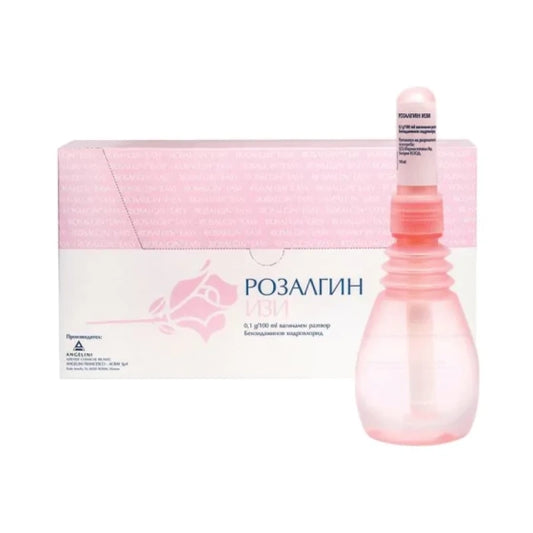 ROSALGIN Розалгин изи солуцио за вагинални промивки 0.1г/100мл 140мл х5