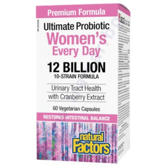 compare product Мулти пробиотик за жени капсули с червена боровинка х60 Natural Factors