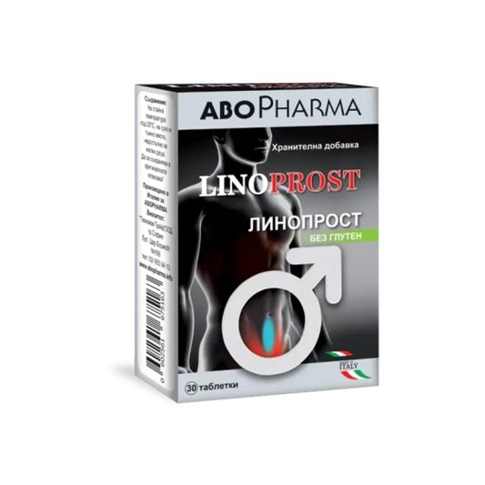 ABOPHARMA Линопрост таблетки за здрава простата х30 Abopharma