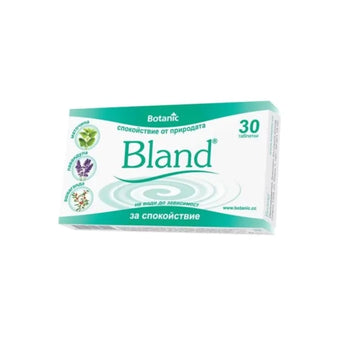 compare product Бланд таблетки при стрес и безпокойство х30 Botanic