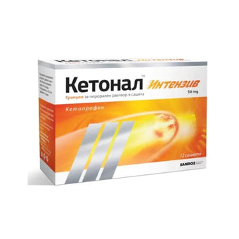 compare product Кетонал интензив саше за облекчаване на болка 50мг х12