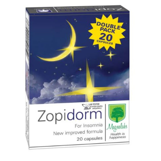 ZOPIDORM Зопидорм капсули  при безсъние х10 + 10 капсули  Magnalabs