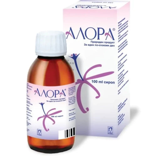 ALORA Алора сироп при стрес и безсъние 100 мл Nobel Pharma