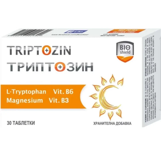 TRIPTOZIN Триптозин таблетки при стрес, депресия и безсъние  х30