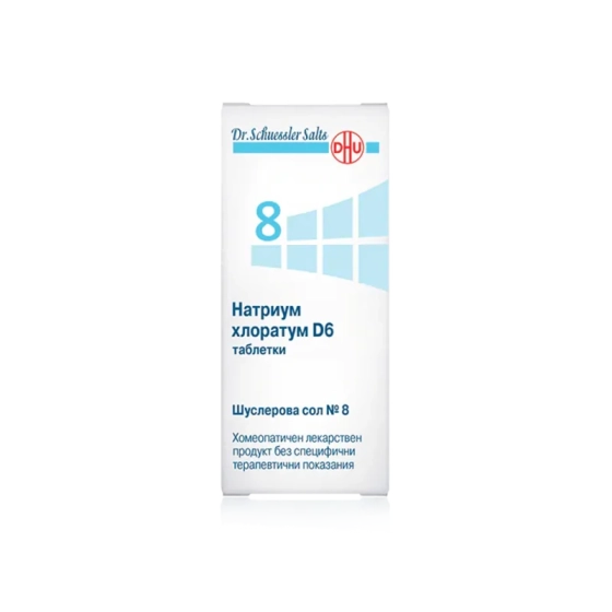 DHU-ARZNEIMITTEL Шуслерова сол n 8 натриум хлоратум d6 таблетки х80