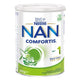 NAN Nestle NAN Comfortis 1 Висококачествено обогатено мляко на прах за кърмачета 0+ месеца 800г