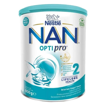 compare product Nestle NAN Optipro 2 HM-O Висококачествено обогатено преходно мляко на прах 6+ месеца 800г