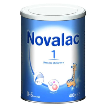 compare product Novalac 1 Мляко за кърмачета 0-6 месеца 400г