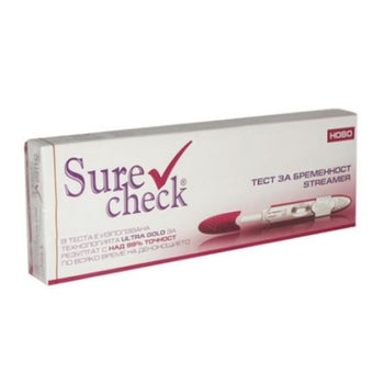 compare product Тест за бременност sure check streamer