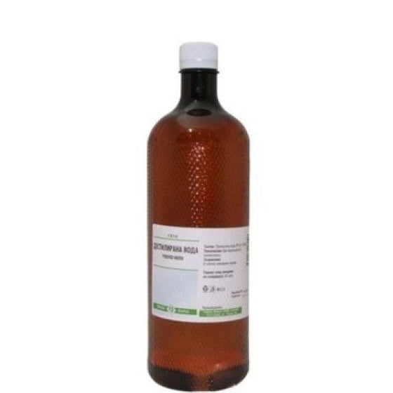 AQUA DESTILLATA (C+X) Дестилирана/ пречистена/ вода 1л химакс - Снимка 2 от 2