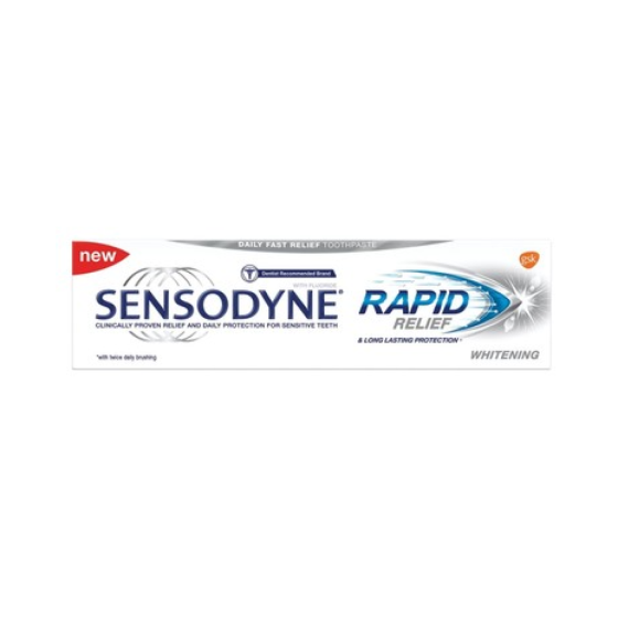 SENSODYNE Паста за зъби  сенсодин rapid relief whitening 75мл