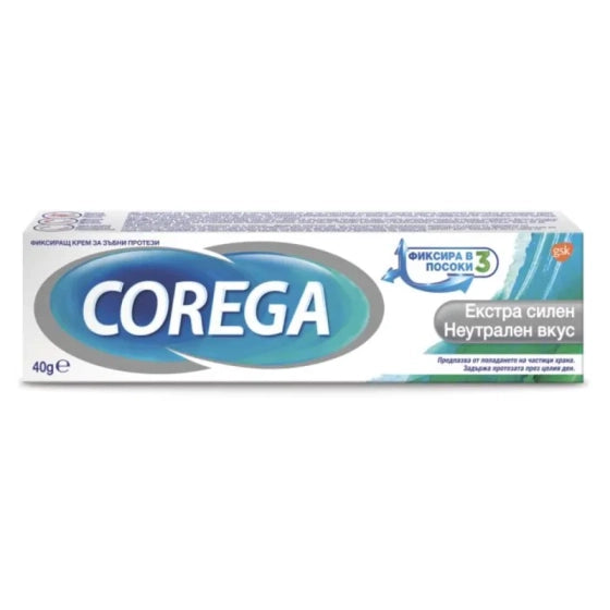 COREGA Корега фиксиращ крем неутрал 40мл