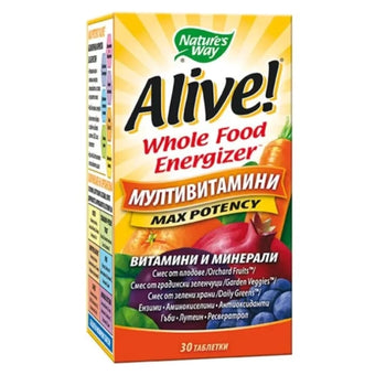 compare product Alive Мултивитамини таблетки х30 Nature's Way
