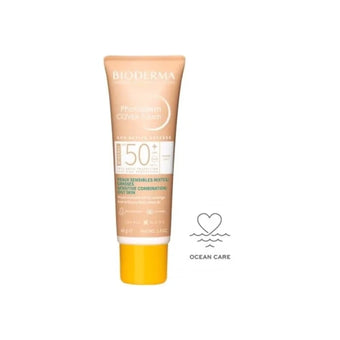compare product Bioderma Photoderm Cover touch Минерален слънцезащитен тониран крем SPF50+ светъл цвят 40 гр